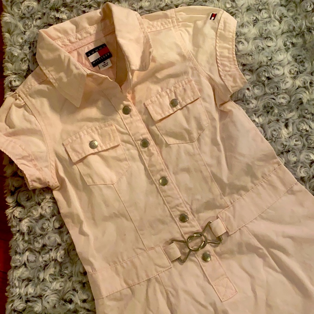 Tommy Hilfiger Girls Pink Dress Size 5